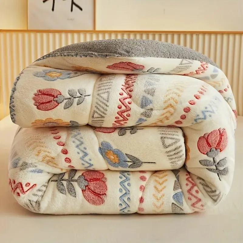 couette couverture épaissie chaude flanelle