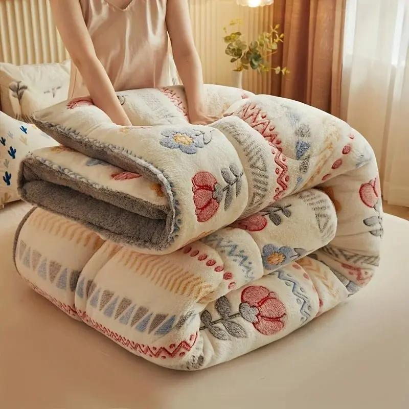 couette couverture épaissie chaude flanelle