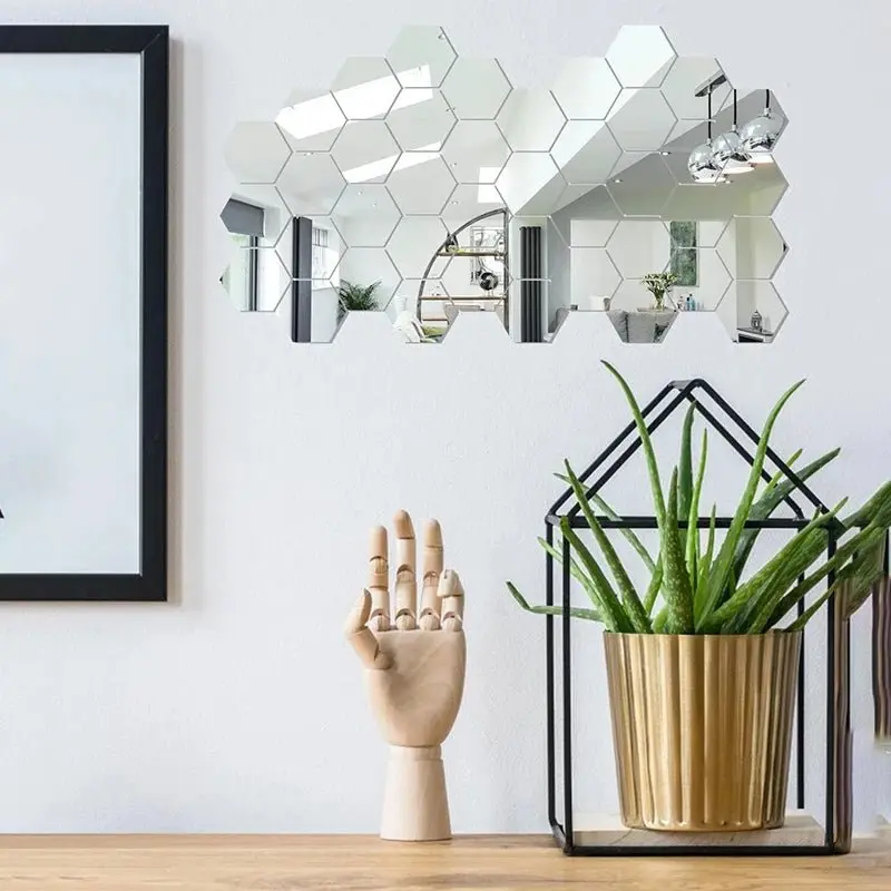 autocollant d'art mural hexagonal,