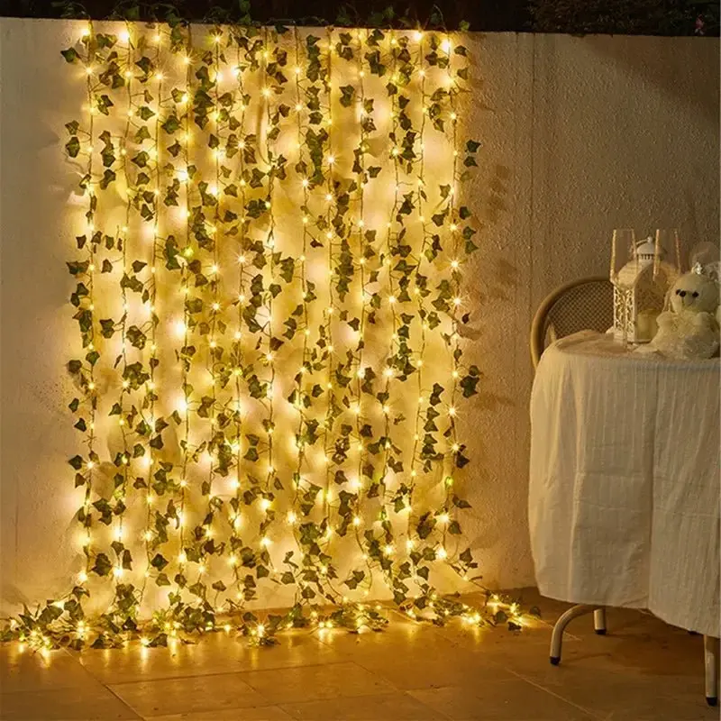 Guirlande lumineuse verte pour sapin de Noël