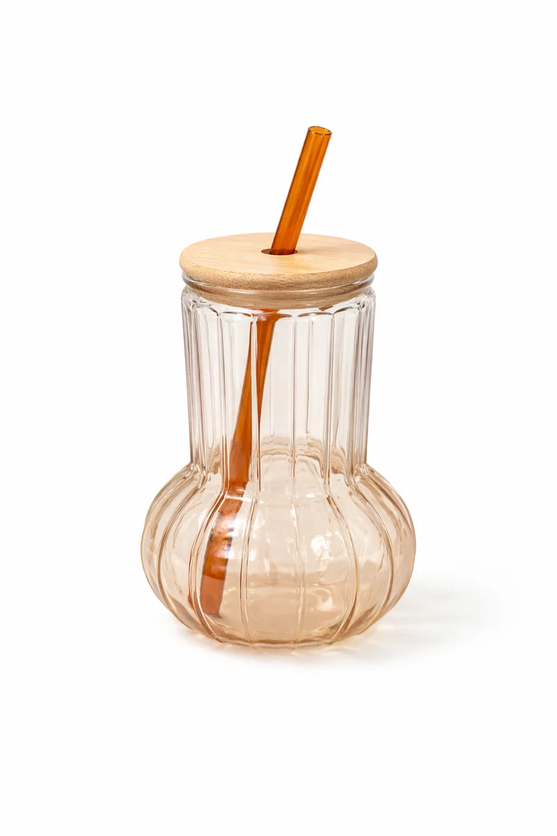 Verre avec paille 500 ml