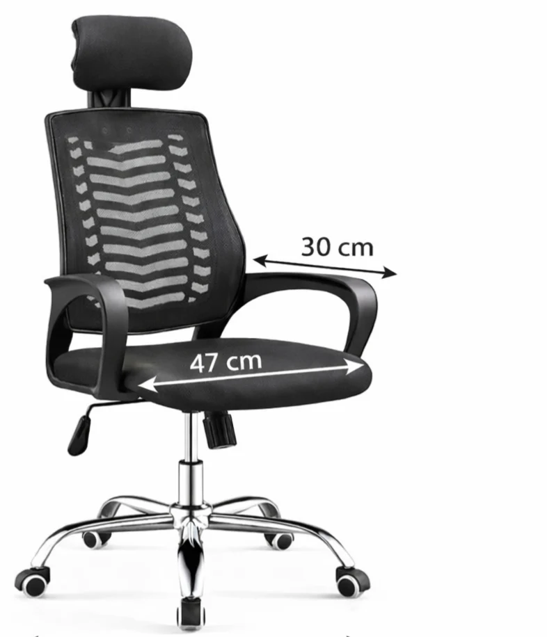 Chaise de bureau confortable avec dossier en maille