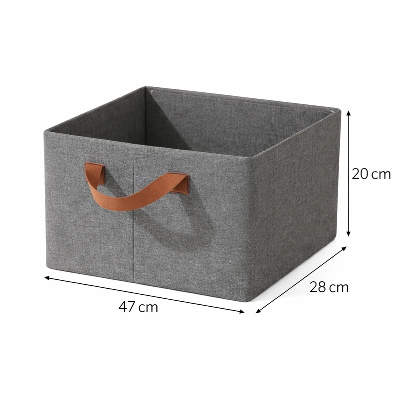 Boîtes de rangement pliables en tissus