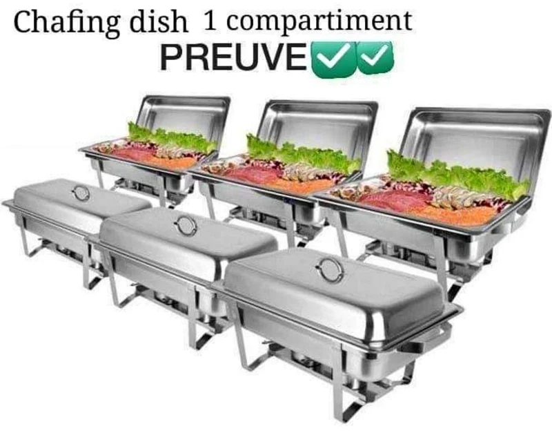 Chafing disk 1 compartiment - 11,5L