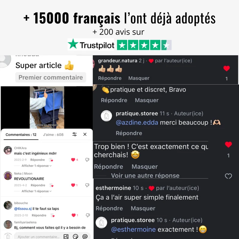 Notre étendoir invisible