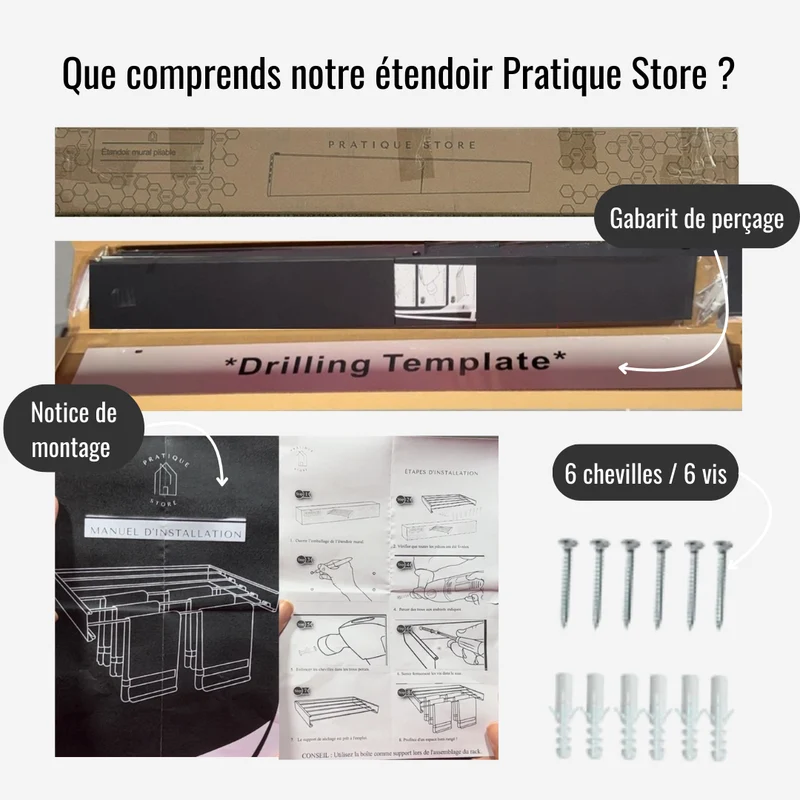 Notre étendoir invisible