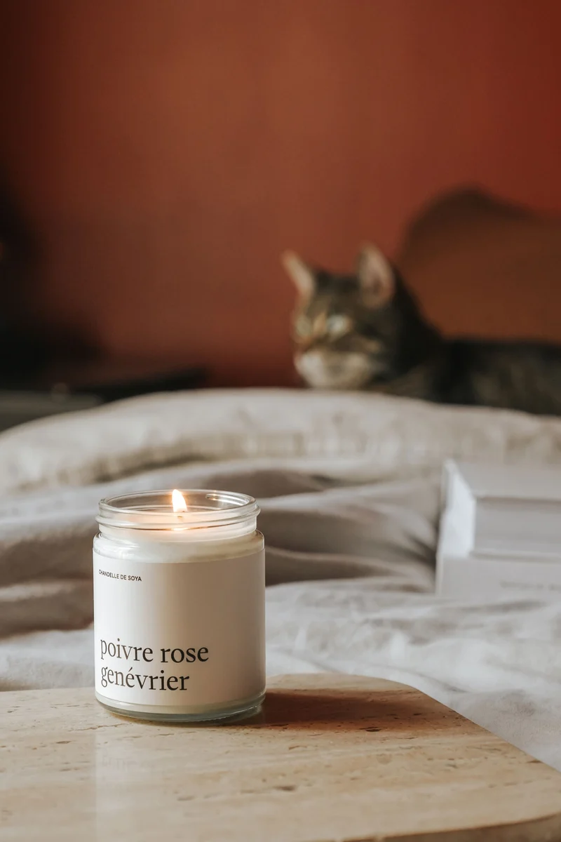 CHANDELLE DE SOYA - Poivre rose genévrier