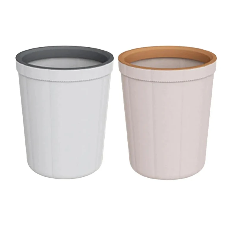 Poubelle ronde en plastique