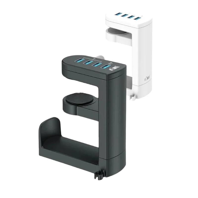 Support pour casque avec hub USB