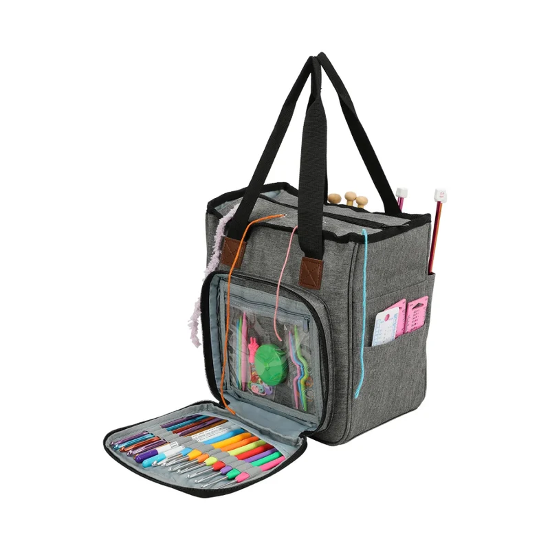 Sac de rangement pour le tricot