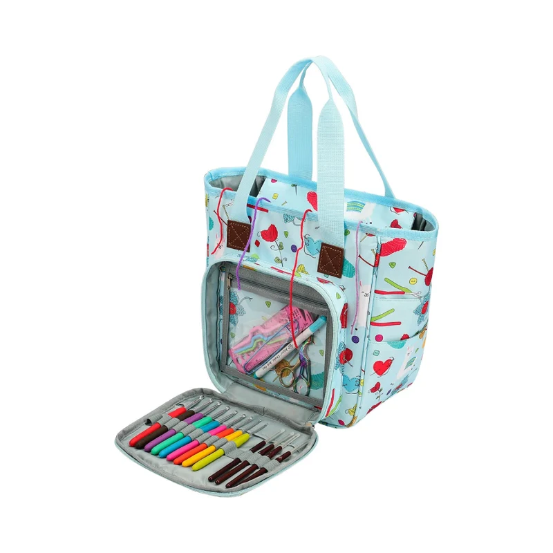 Sac de rangement pour le tricot