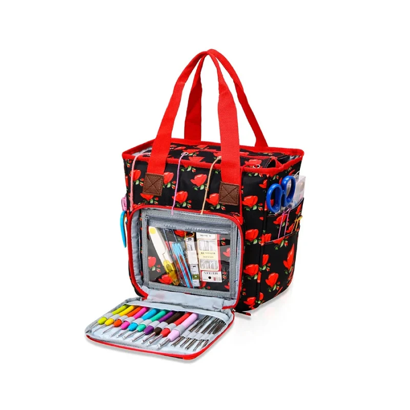 Sac de rangement pour le tricot