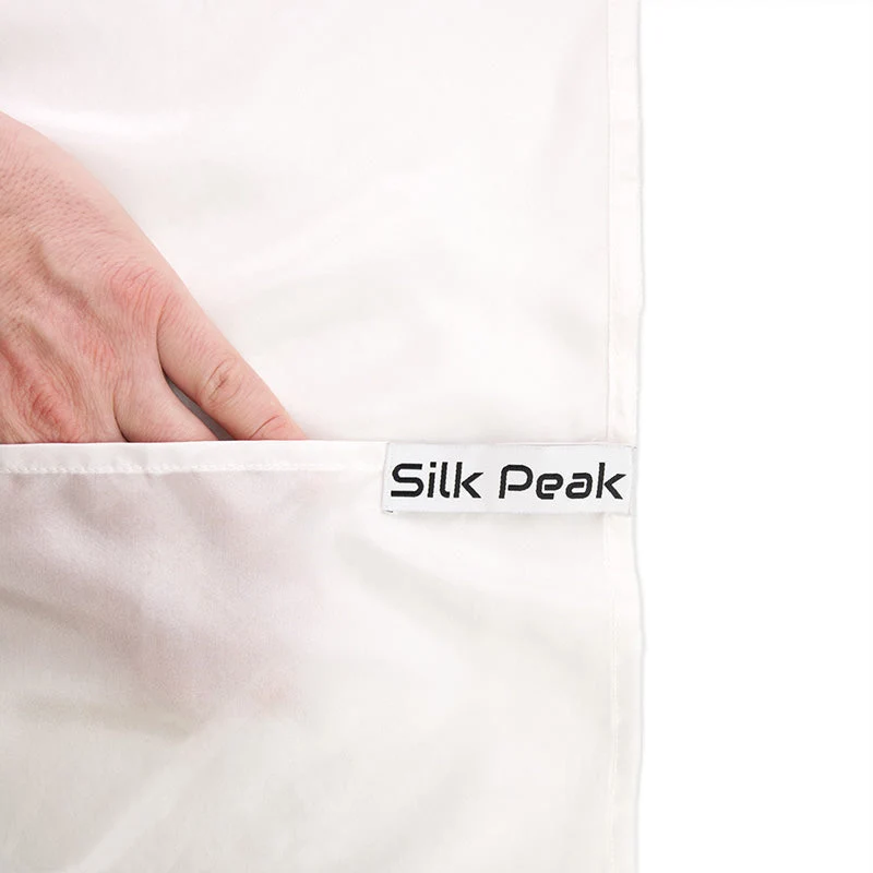 Drap de sac de couchage en soie rectangulaire Silk Peak