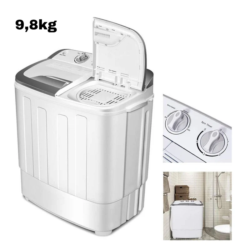 Machine à laver 2 compartiment 9,8kg