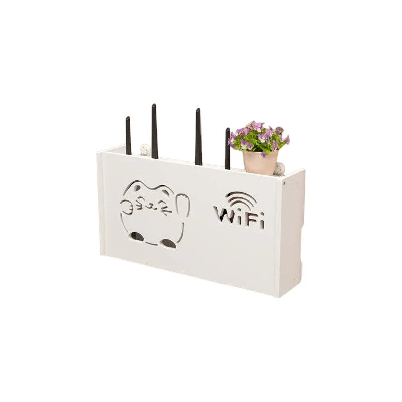 Rangement mural pour box internet