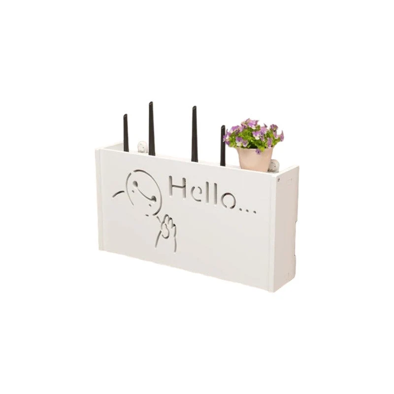Rangement mural pour box internet