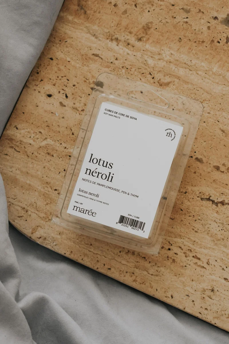CUBES DE CIRE DE SOYA POUR DIFFUSEUR - Lotus néroli