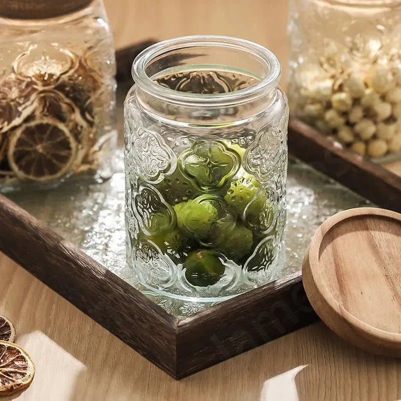 Pot en verre déco