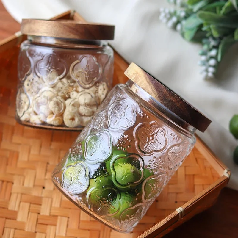 Pot en verre déco