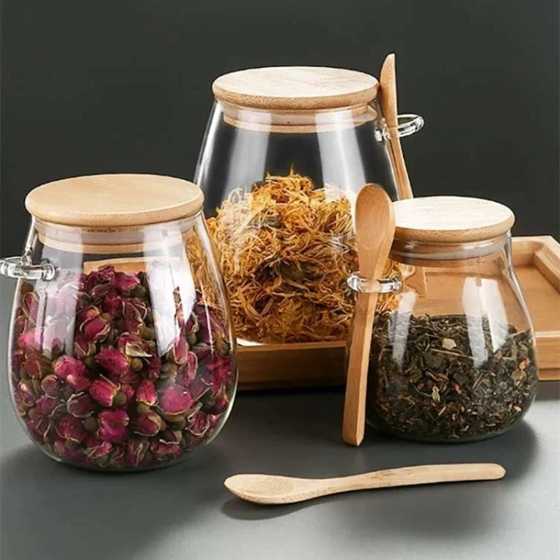 Pot en verre pour la cuisine