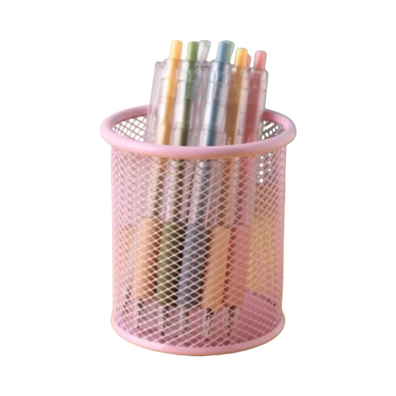 Pot à crayons en métal