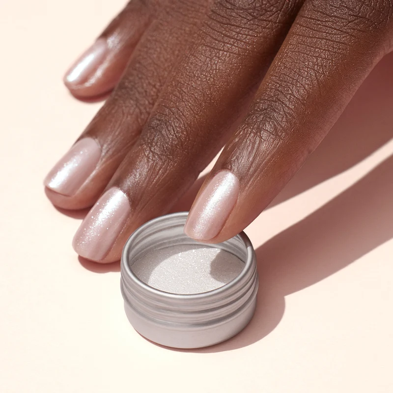 Poudre White Glazed Effect