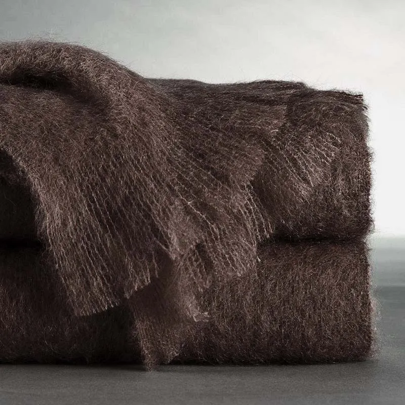 Plaid en laine mohair Hiver 320g