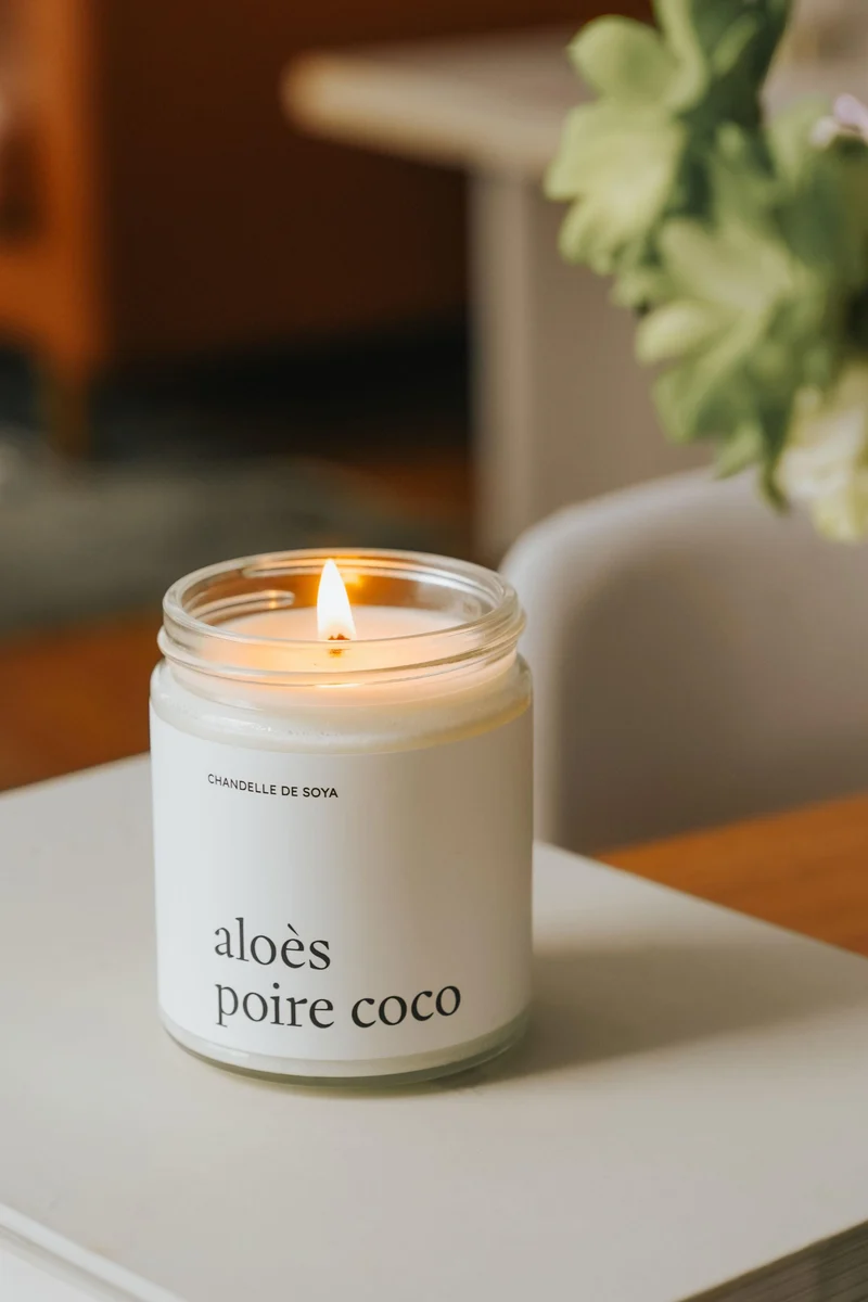 CHANDELLE DE SOYA - Aloès poire coco