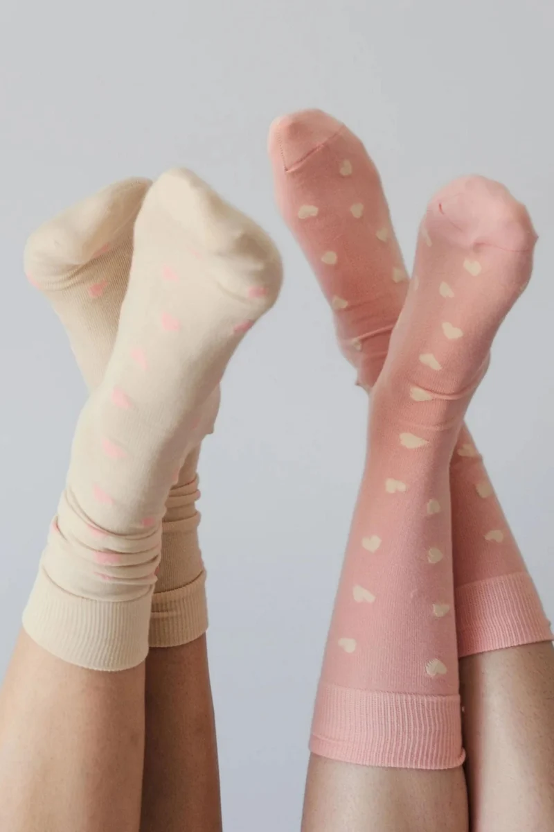 Ensemble de chaussettes - Coton Pima - Pokoloko - Petits coeurs