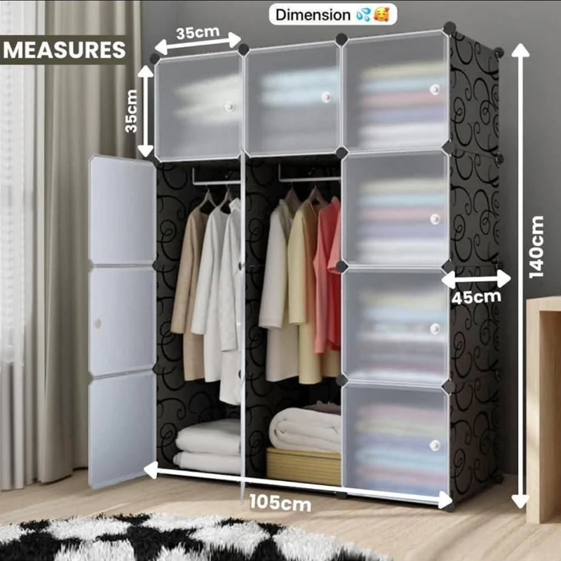 Vente Armoire 3 battants en plastique
