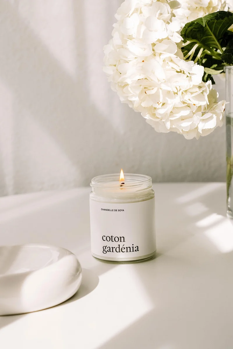 CHANDELLE DE SOYA - Coton gardénia