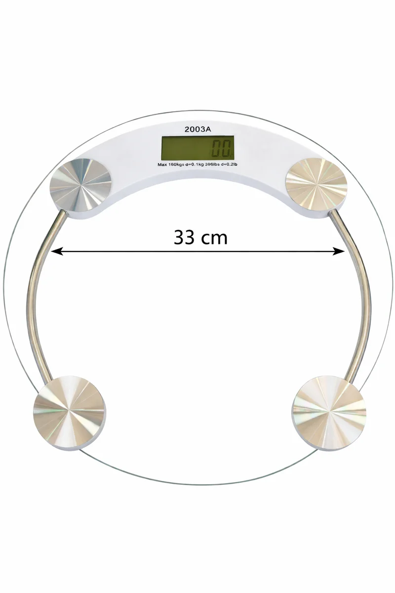 Balance Pèse-Personne Digital Premium en Verre Trempé