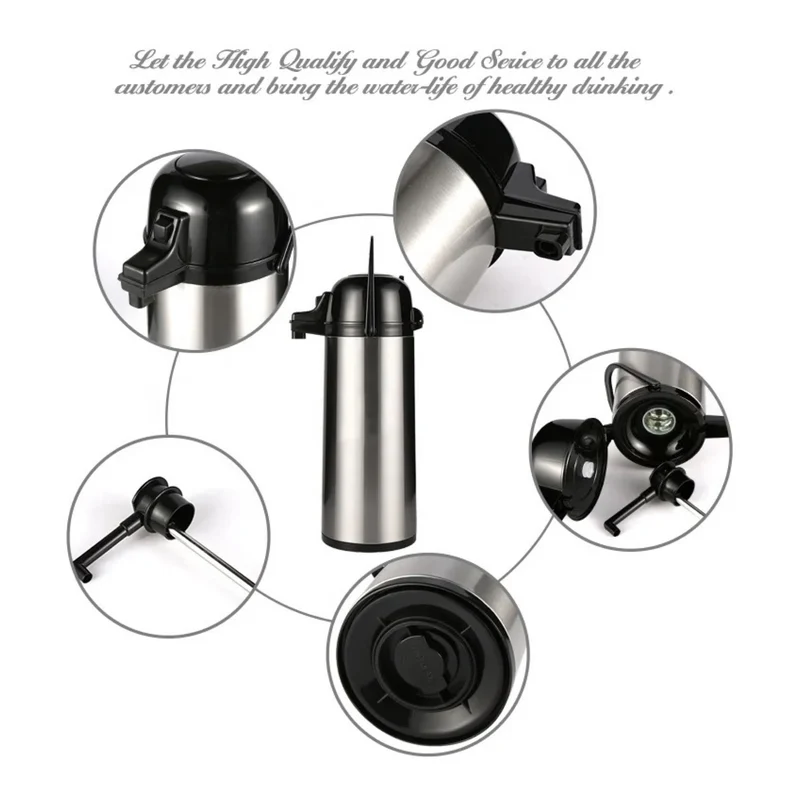 Thermos pompe 2 litres