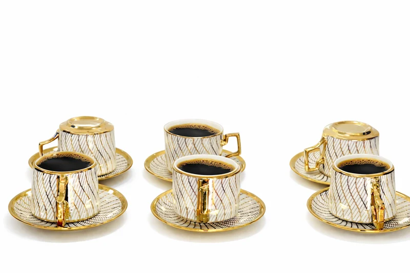 Ensemble tasses et sous-tasses