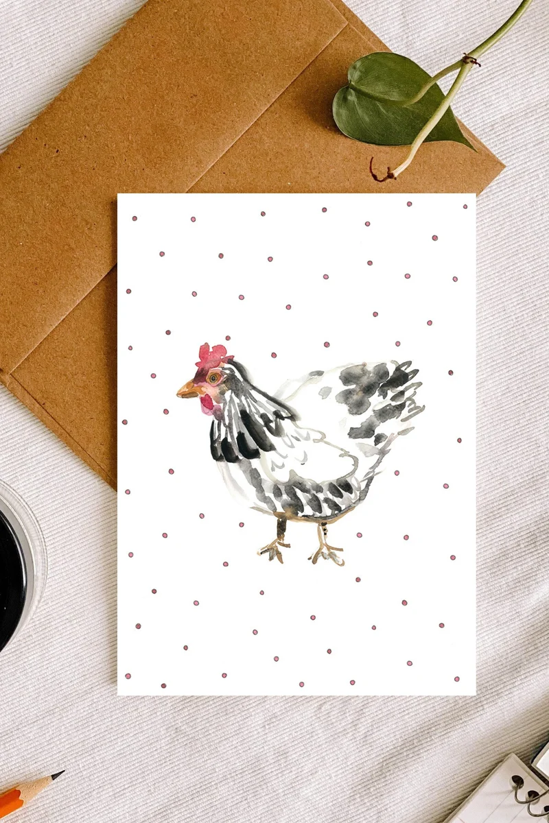 CARTE - GINETTE - Stéphanie Renière Illustration