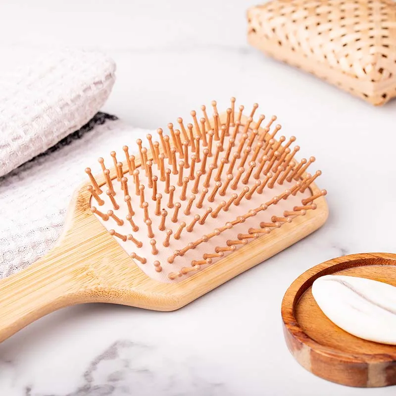 Brosse cheveux bambou