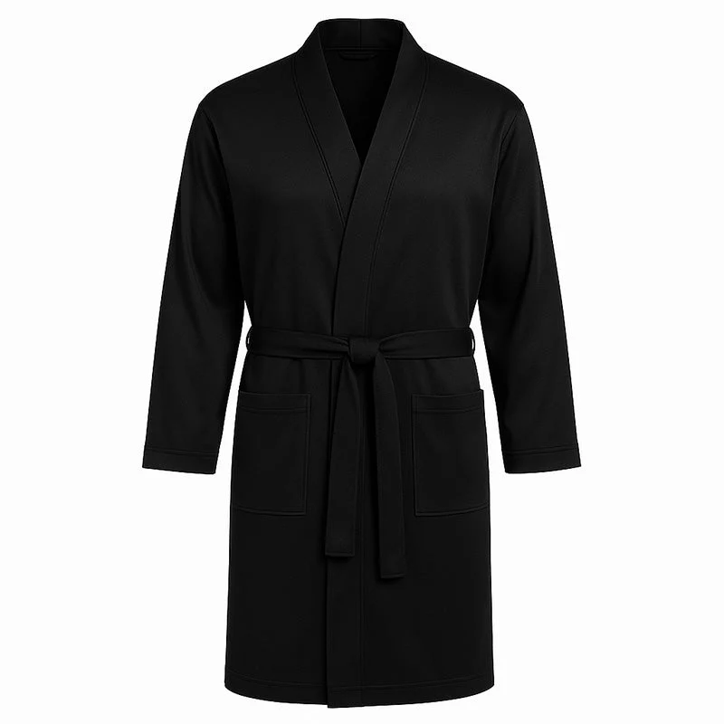 Peignoir long en soie pour homme