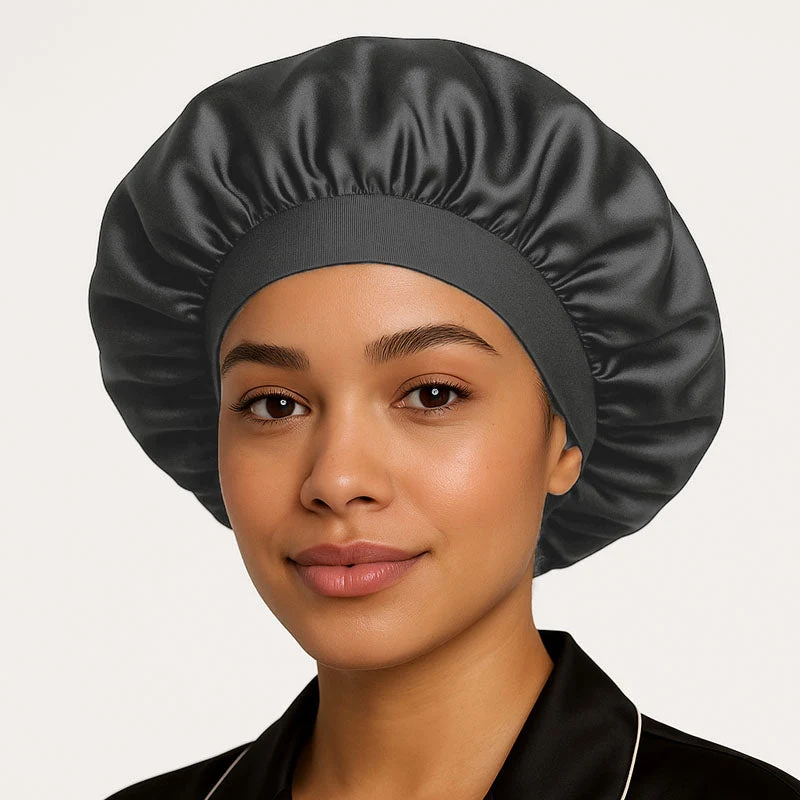 Bonnet de nuit en soie