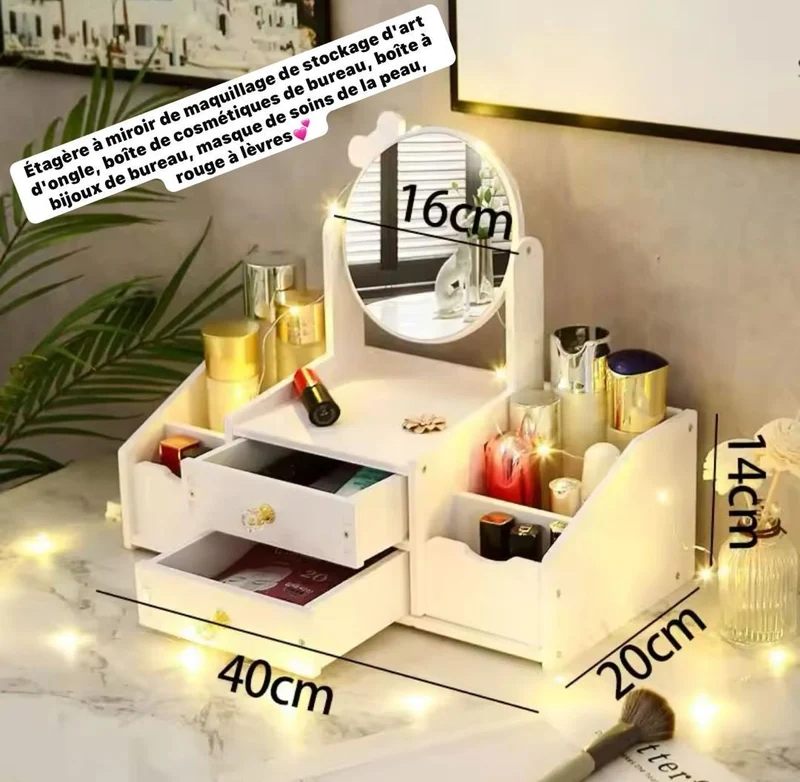 Mini étagère cosmétique