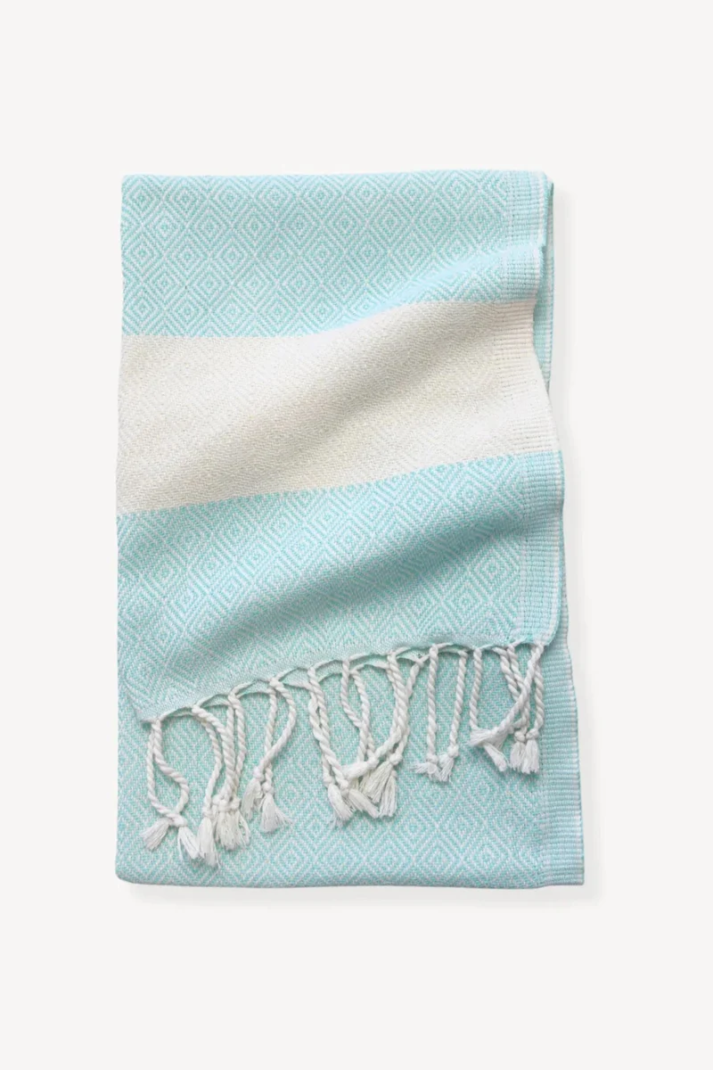 Serviette pour le corps - Diamant - Bleu oasis - Pokoloko