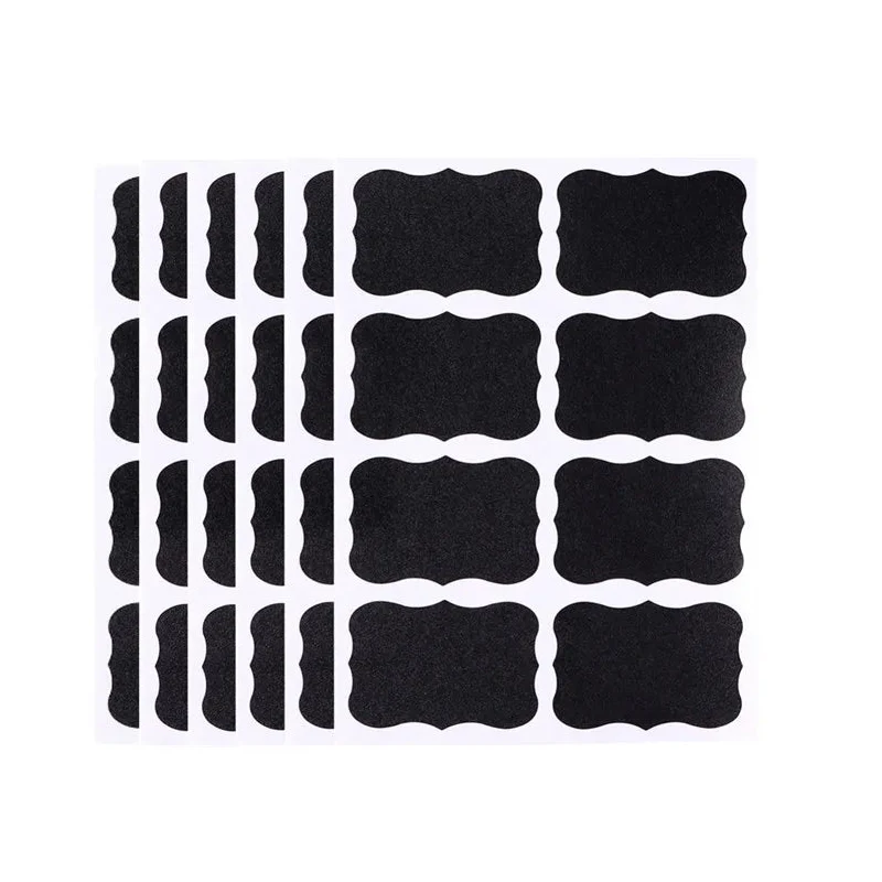 Étiquette effet tableau noir