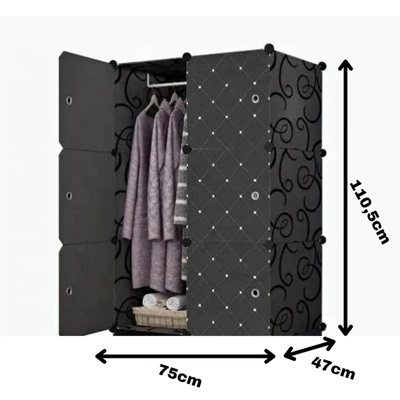 Armoire 2 battants plastique