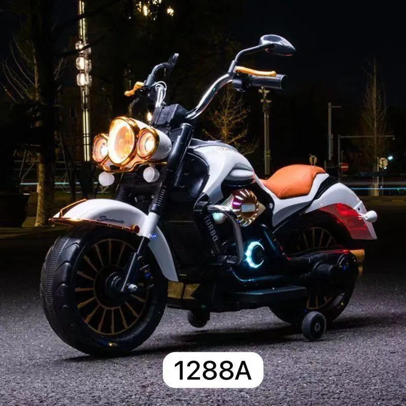 Moto électrique pour enfants – Design Harley 12V | Siège confort .