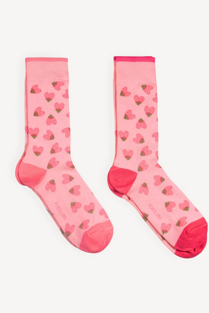 Ensemble de chaussettes - Coton Pima - Pokoloko - Fraises