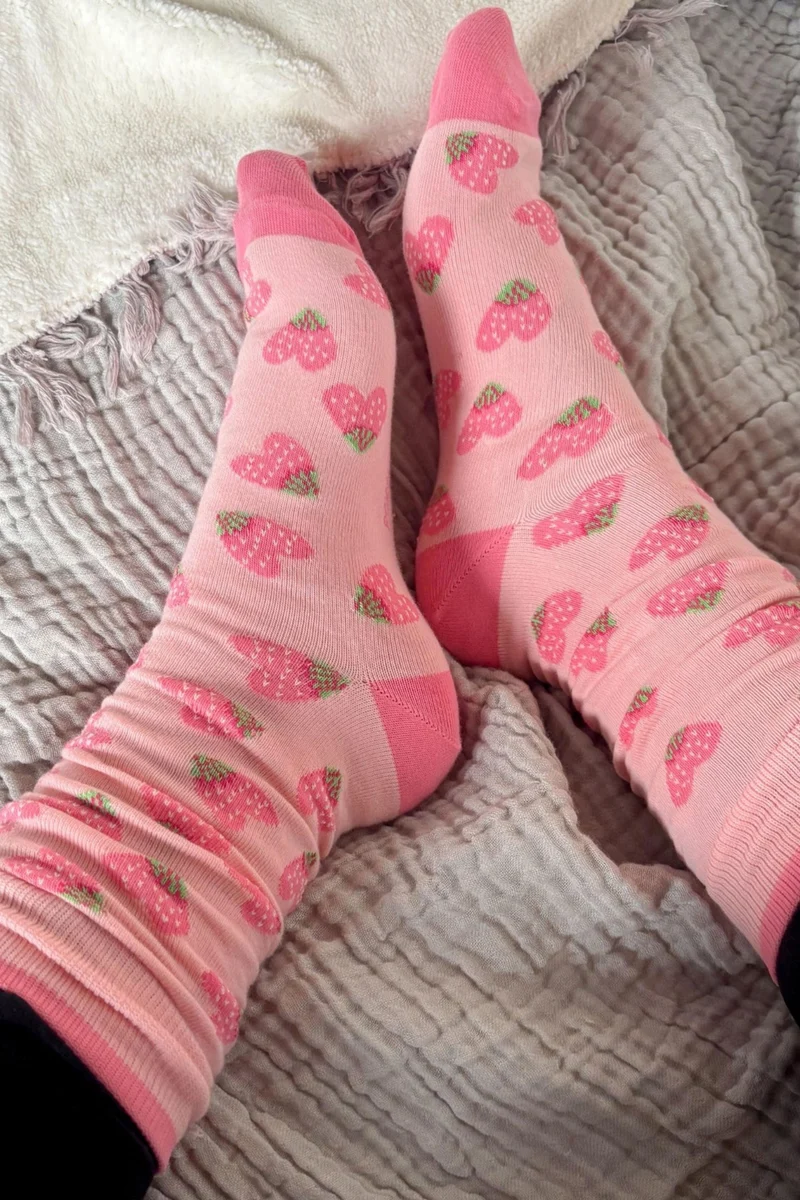 Ensemble de chaussettes - Coton Pima - Pokoloko - Fraises
