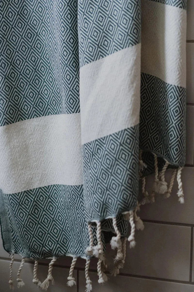 Serviette pour le corps - Diamant - Prussian - Pokoloko