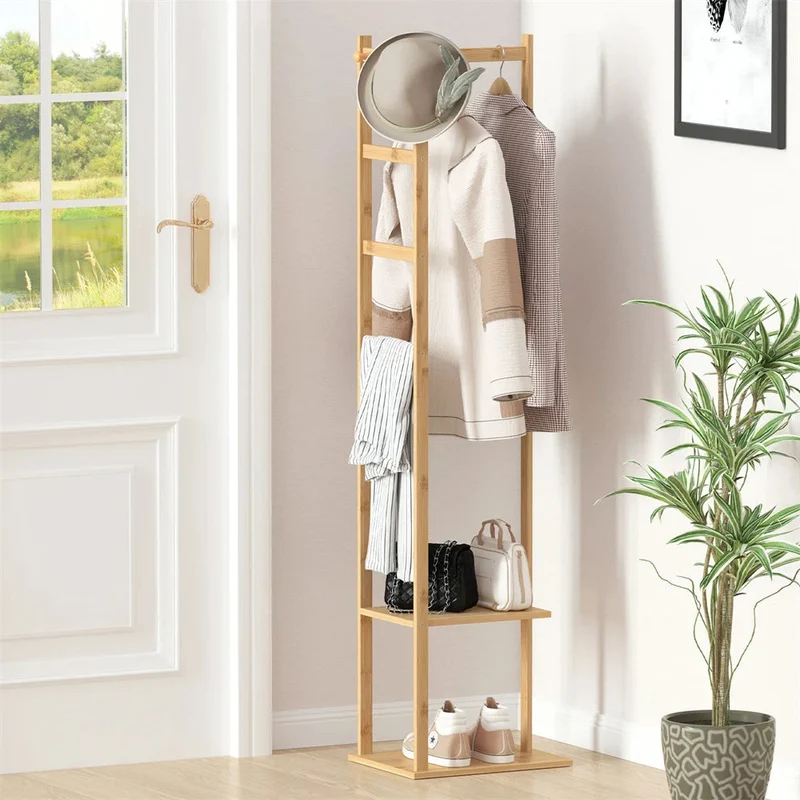 Portant à vêtements d'angle