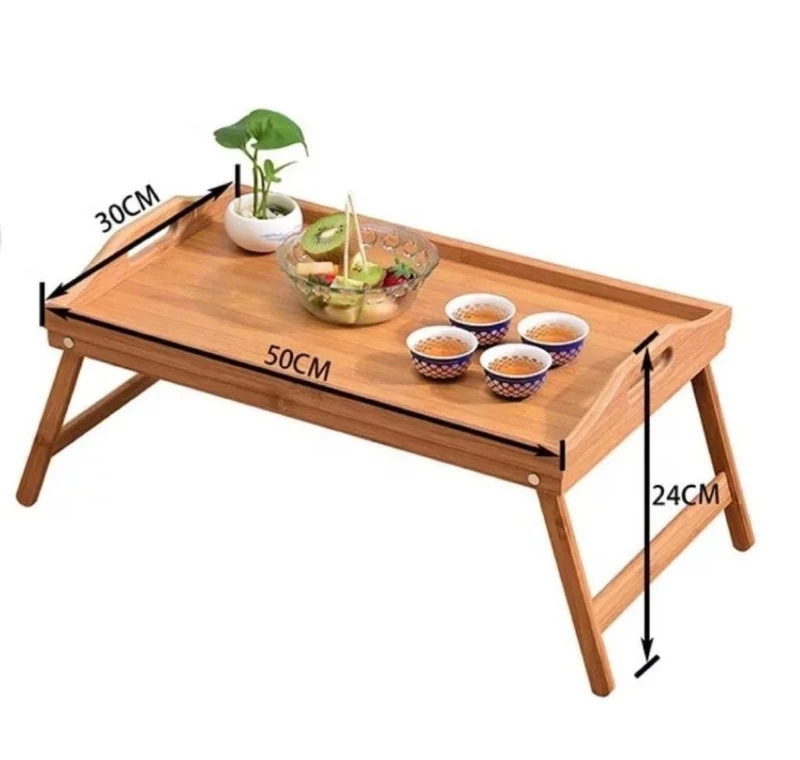 Mini table petit dejeuner en bois
