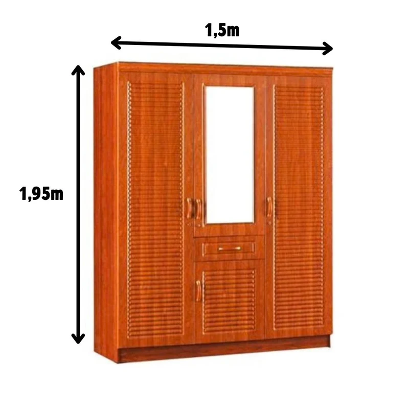 Armoire 3 battants en bois