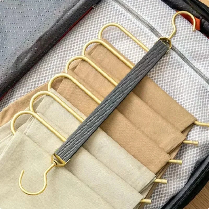 Cintre gain de place pour pantalons